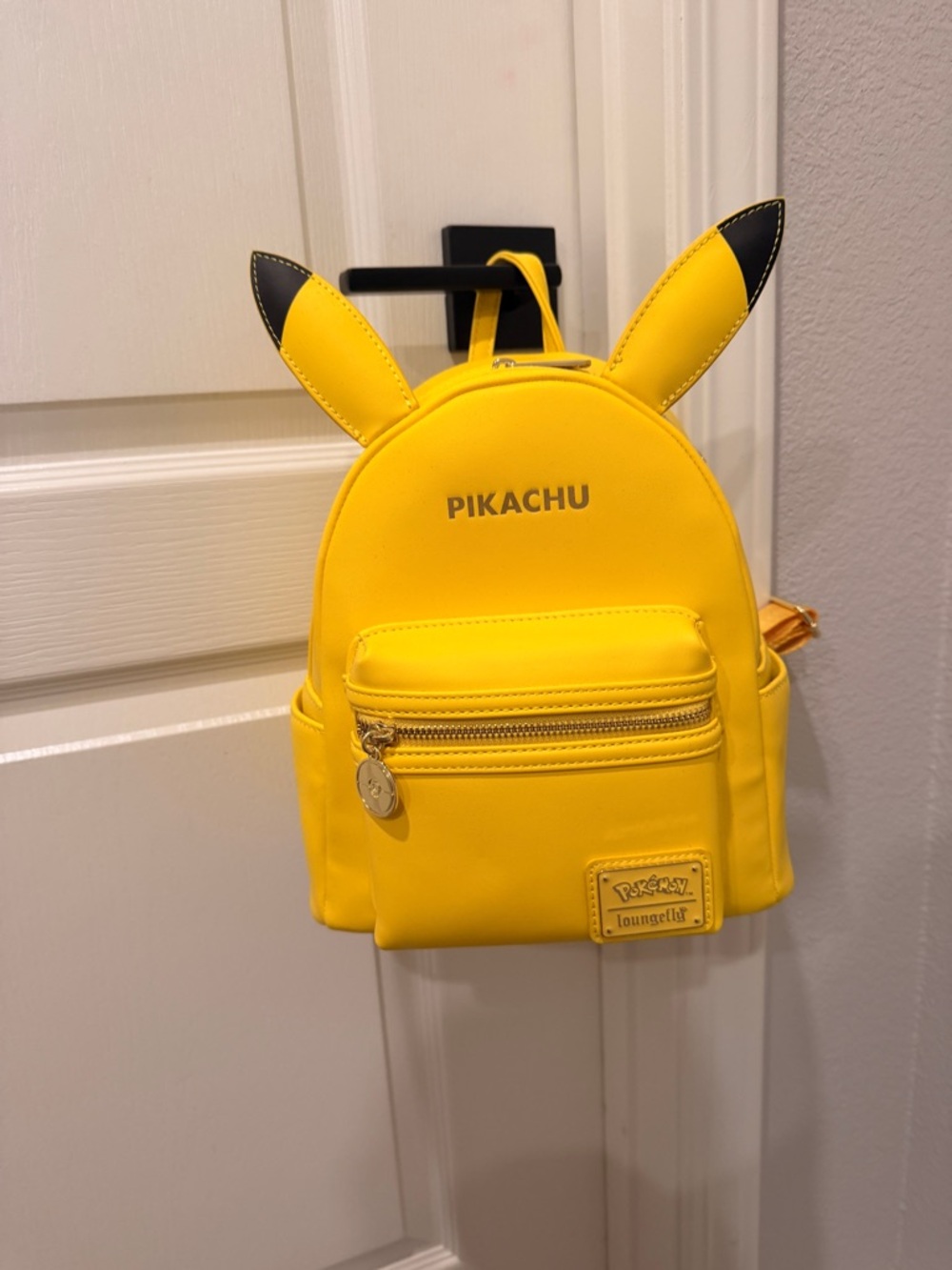 Loungefly Pikachu Ear Mini Backpack in Bright Yellow